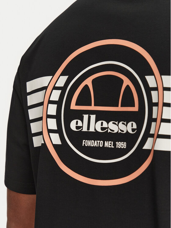 Ellesse Ellesse T-Shirt Duomo SHZ21889 Czarny Relaxed Fit