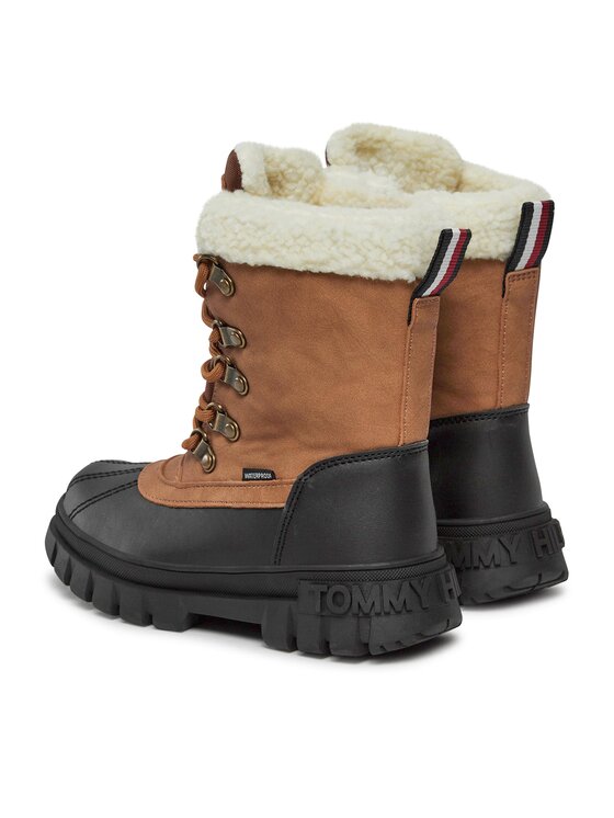Tommy Hilfiger Tommy Hilfiger Μποτίνια T3B5-33161-0814582 M Καφέ