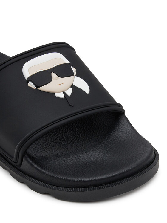 KARL LAGERFELD KARL LAGERFELD Klapki Kondo Tred KL70905 Czarny