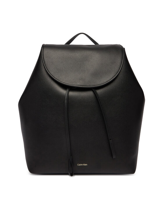Calvin Klein Calvin Klein Batoh Foil Logo Large Flap Backpack LV04F3505G Černá