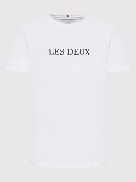 Les Deux Les Deux T-krekls LDM101099 Balts Regular Fit