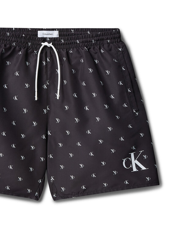 Calvin Klein Swimwear Calvin Klein Swimwear Plavecké šortky KV0KV00062 Černá Regular Fit
