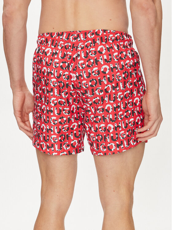 HUGO Hugo Badeshorts Tortuga 50474322 Rot Regular Fit