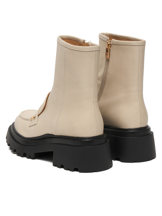 Simple Simple Stiefeletten SL-26-02-000038 Écru