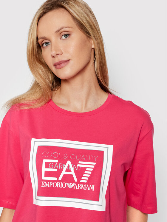 T-shirt 3LTT28 TJ2HZ 1410 Rosa Relaxed Fit