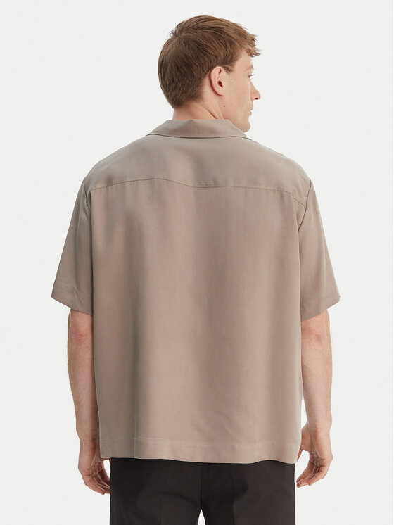 HUGO HUGO Košile Espino 50560593 Hnědá Oversize