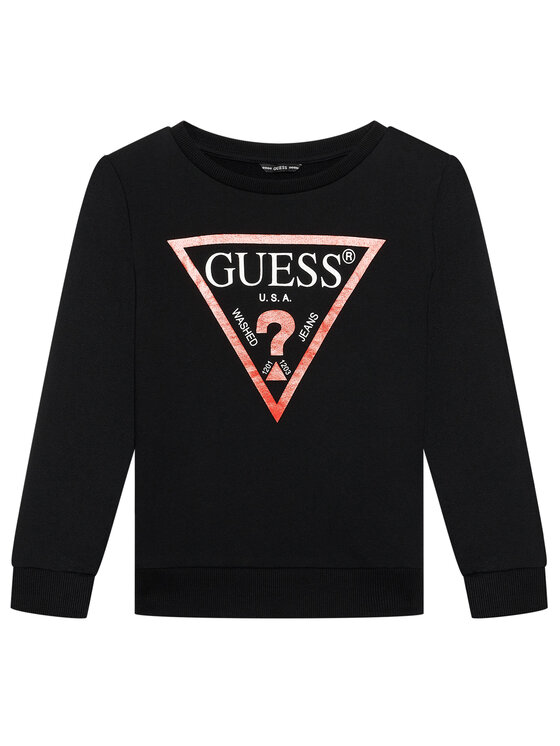 Guess Bluza L73Q09 KAUG0 Czarny Regular Fit