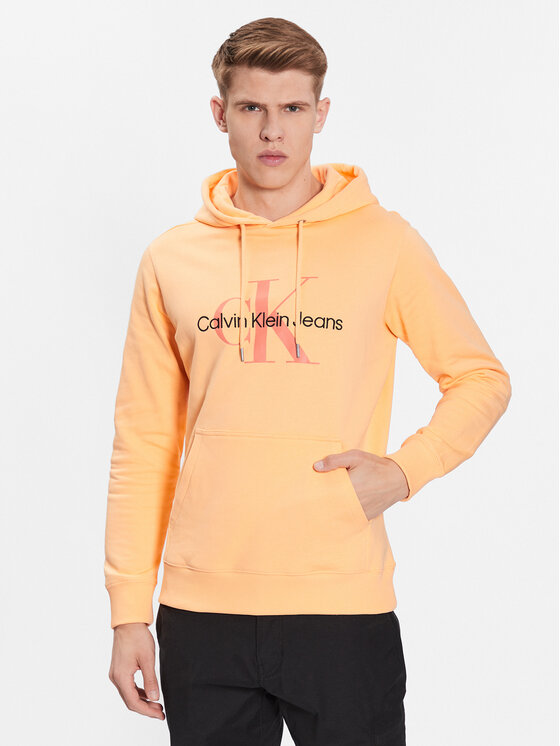 Calvin Klein Jeans Суитшърт J30J320805 Оранжев Regular Fit