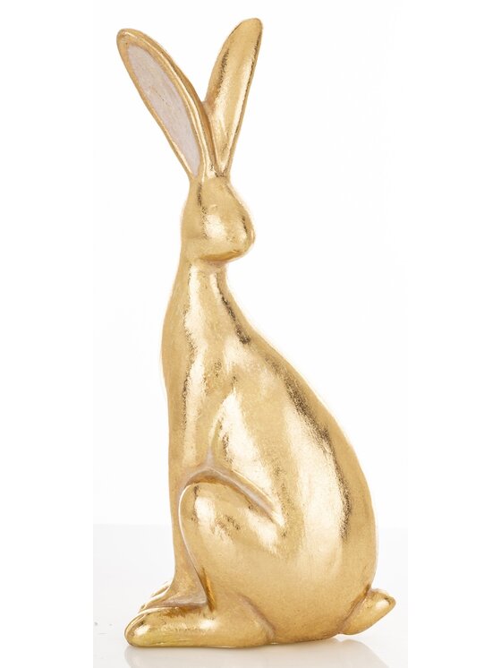 MIAhome MIAhome Figurka królik 24,5x8,5x10 cm SVELTA-2 small Złoty