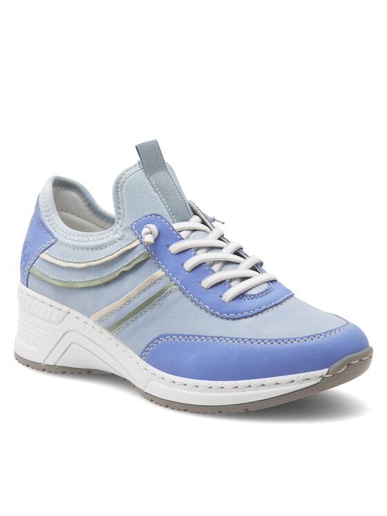 Rieker Rieker Sneakersy N4381-10 Niebieski