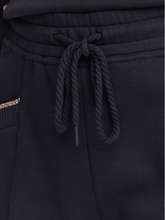 Guess Guess Spodnji del trenirke W6YB31 K5319 Mornarsko modra Wide Leg