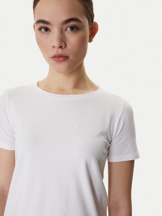 Weekend Max Mara Weekend Max Mara T-Shirt Multib 2615971021 Biały Regular Fit