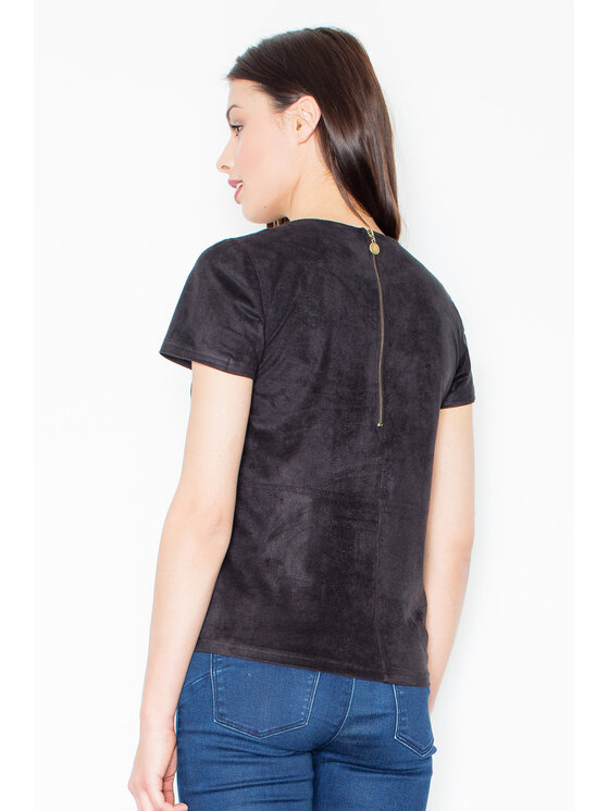 FIGL FIGLFIGL Blusa M458 Nero Regular Fit