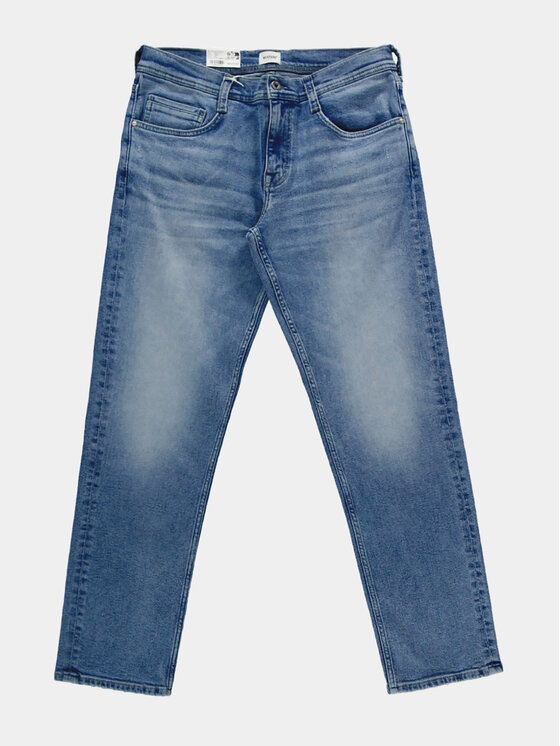 Mustang Mustang Jeansy Denver 1014878 Granatowy Straight Fit