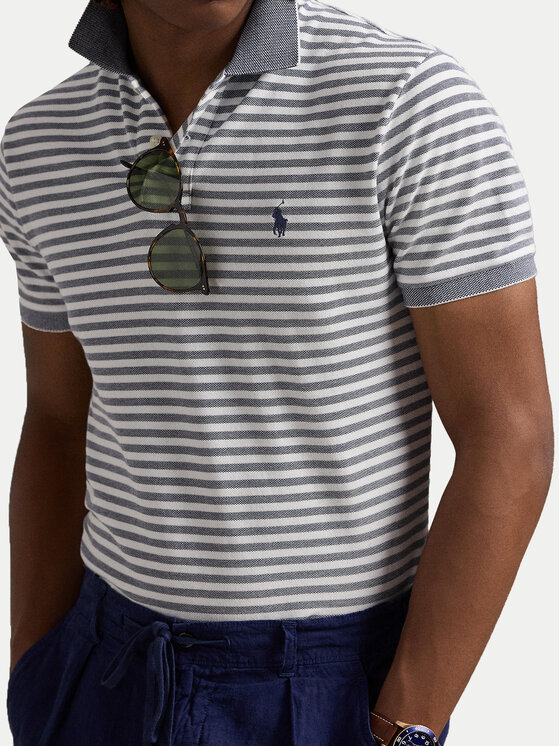 Polo Ralph Lauren Polo Ralph Lauren Polokošile 710974596001 Modrá Custom Slim Fit