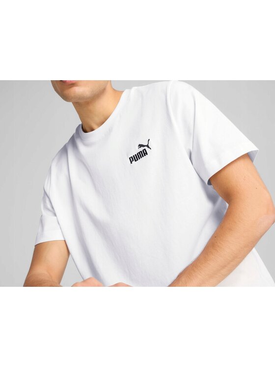 Puma Puma T-Shirt Ess Small No.1 Logo Tee 682534 Biały Regular Fit