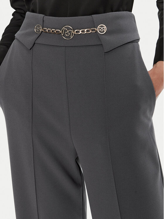 Rinascimento Rinascimento Штани з тканини CFC0120004003 Сірий Regular Fit
