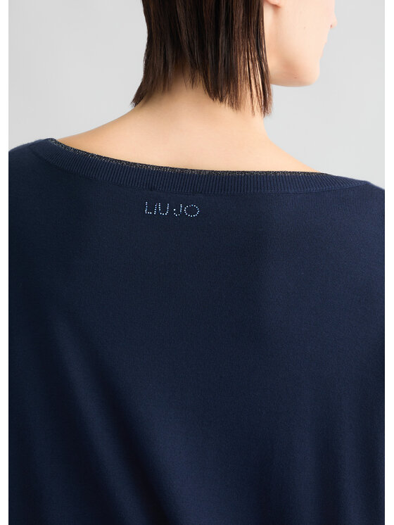 Liu Jo Liu Jo Sweter WXX054MS49I93921 Błękitny Regular Fit