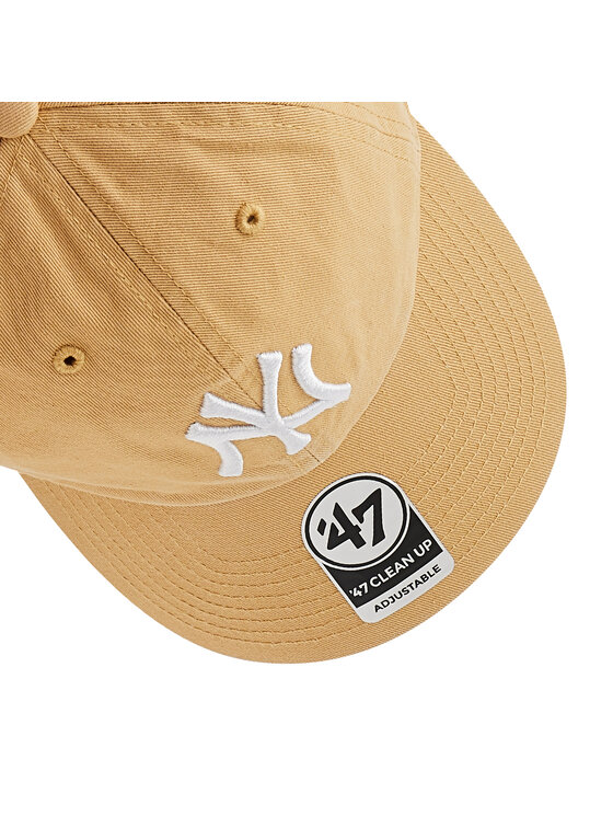 47 Brand 47 Brand Șapcă New York Yankees Clean Up B-RGW17GWS-LT Maro