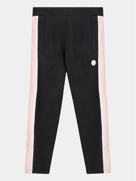 Guess Teplákové nohavice J3YQ13 KA6R3 Čierna Relaxed Fit