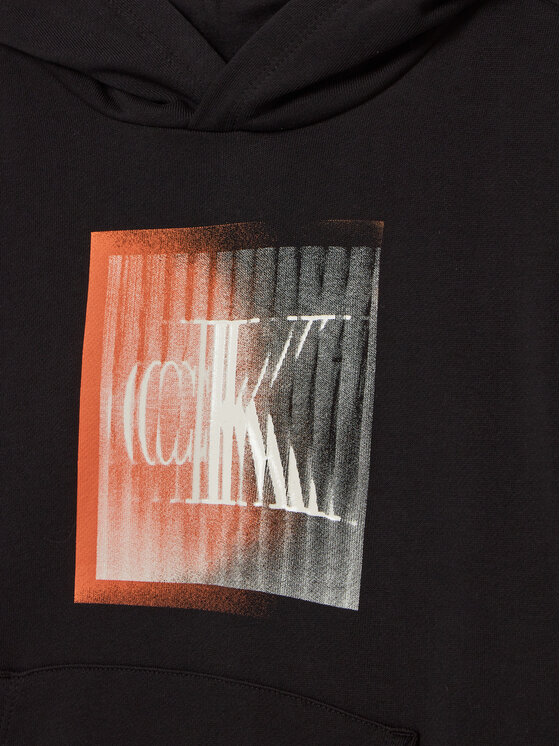 Calvin Klein Jeans Calvin Klein Jeans Majica dugih rukava IB0IB02380 Crna Relaxed Fit