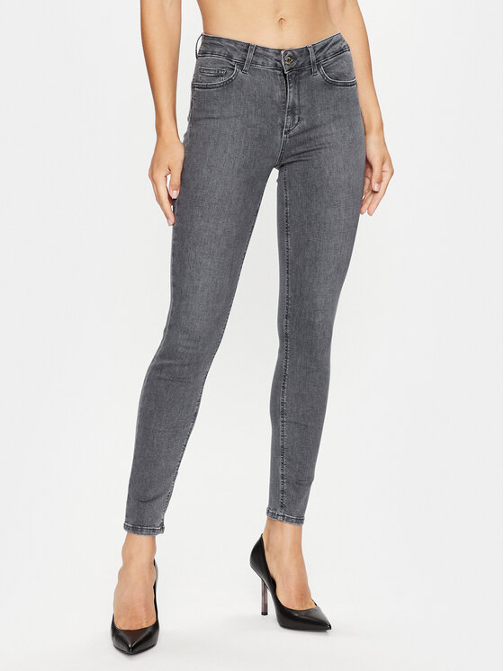 Liu Jo Jeans Hlače UF3013 D4614 Siva Skinny Fit