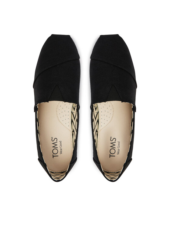 Toms Toms Туфлі Alpargata Classic 10020785 Чорний