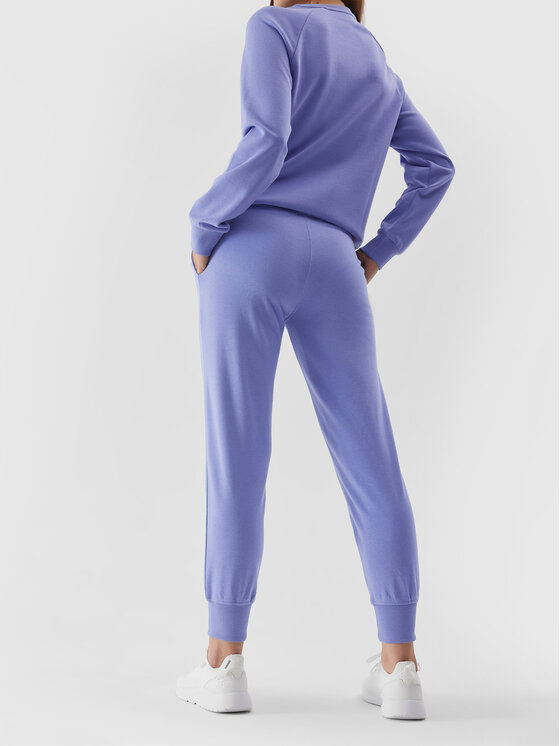 4F 4F Spodnji del trenirke 4FAW23TTROF474 Modra Regular Fit