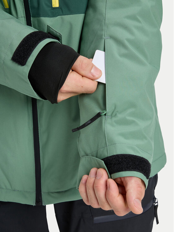 Quiksilver Quiksilver Сноуборд яке Sycamore Solid 20K EQYTJ03502 Зелен Modern Fit