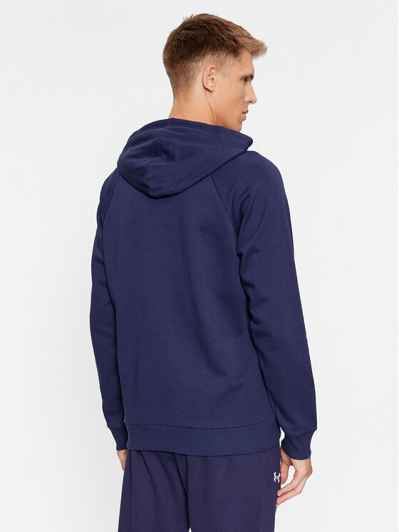 Under Armour Under Armour Bluza Ua Rival Fleece Hoodie 1379757 Granatowy Loose Fit