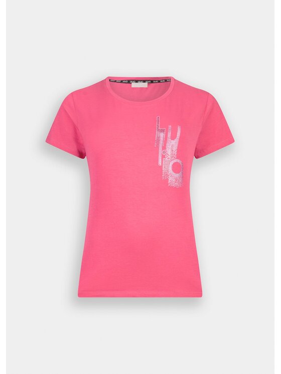 Liu Jo Liu Jo T-shirt TF5166JS003M9759 Rosso Regular Fit