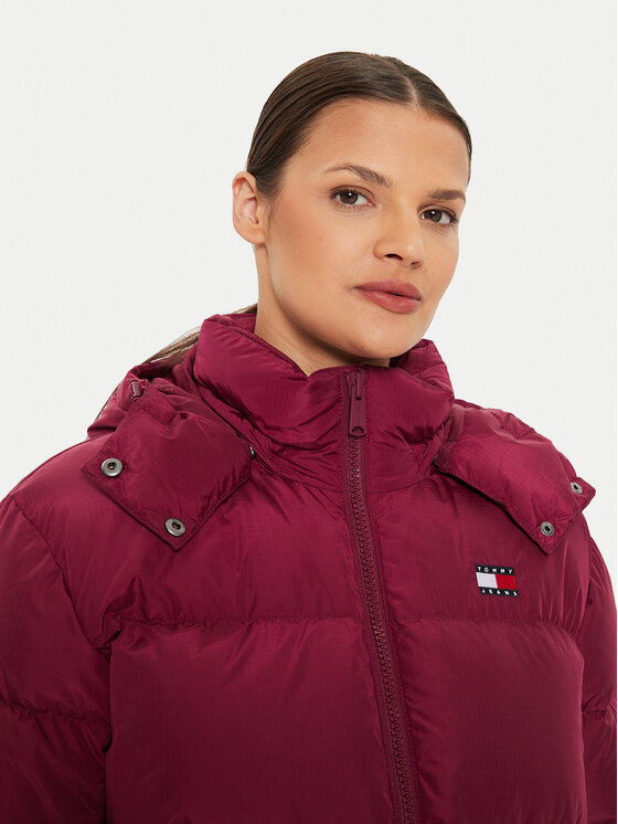 Tommy Jeans Tommy Jeans Daunenjacke Alaska DW0DW18610 Dunkelrot Regular Fit