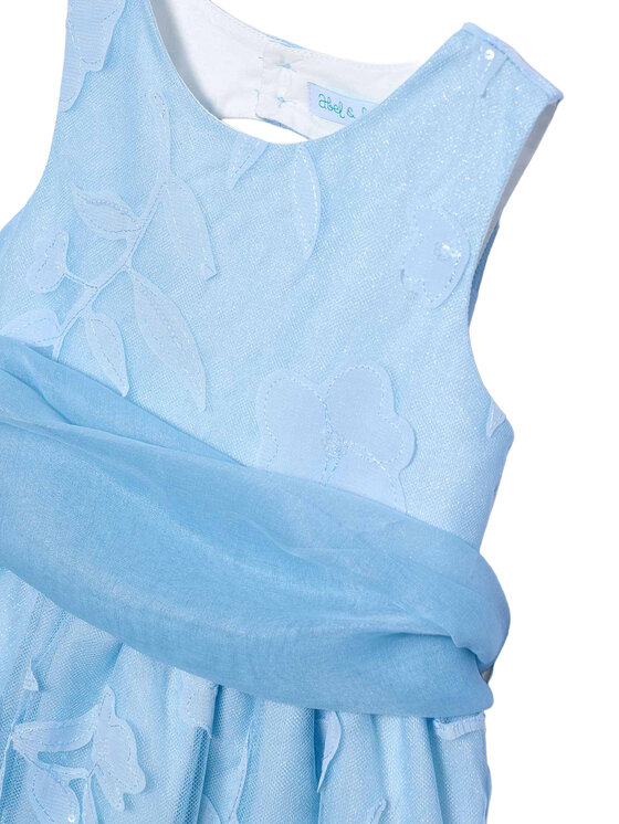 Abel & Lula Abel & Lula Elegantes Kleid 5042 Himmelblau Regular Fit