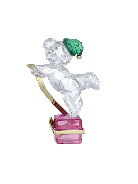 Swarovski Swarovski Ozdoba Miś Kris Figurka świąteczna 5682555 Biały