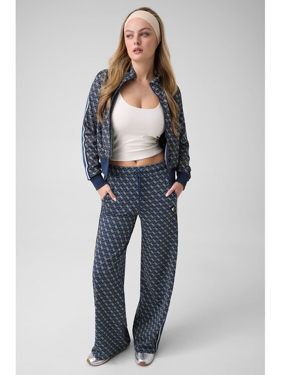 Guess Guess Kalhoty z materiálu 183095 Modrá Slim Fit
