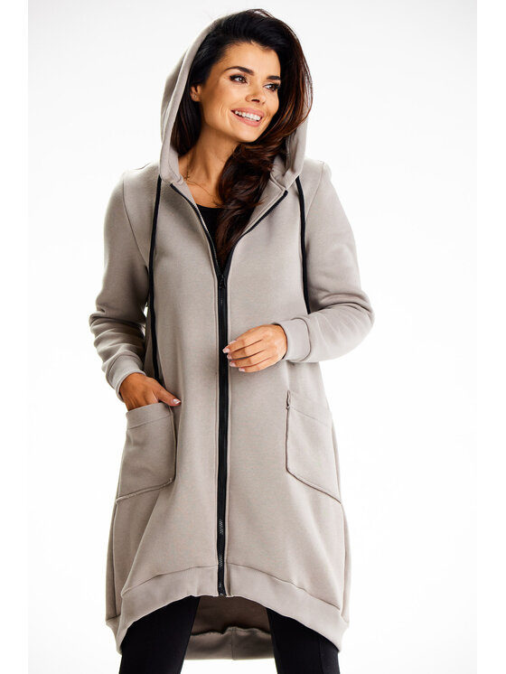 Infinite You Infinite You Felpa M334 Grigio Basic Fit