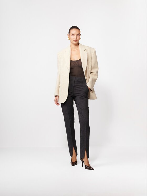La Mania La Mania Pantalone da abito MORITZ Nero Basic Fit