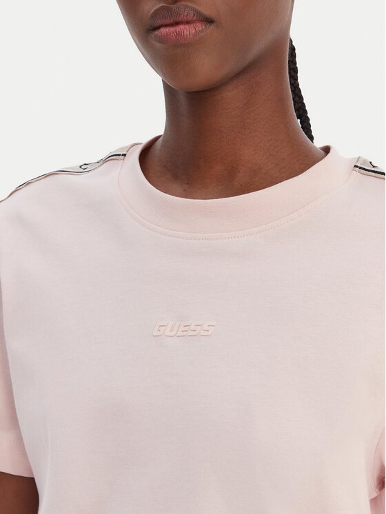 Guess Guess Marškinėliai V3RI08 I3Z14 Rožinė Relaxed Fit