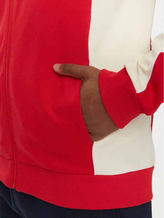 Fila Felpa Settanta FAM0645 Rosso Regular Fit Modivo