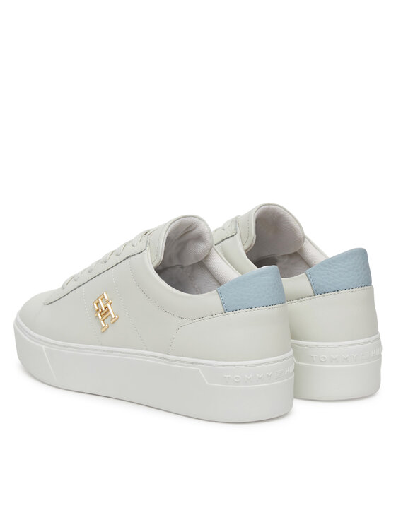 Tommy Hilfiger Tommy Hilfiger Сникърси Platform Court Sneaker FW0FW08464 Бял