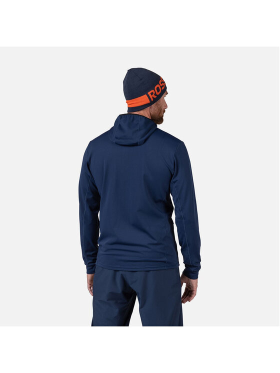 Rossignol Rossignol Bluza techniczna Mid Layer Stretch Jkt Granatowy Regular Fit