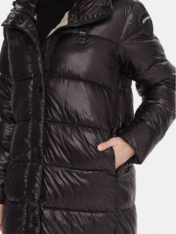 Blauer Blauer Žieminis paltas 25WBLDK02073 Juoda Regular Fit