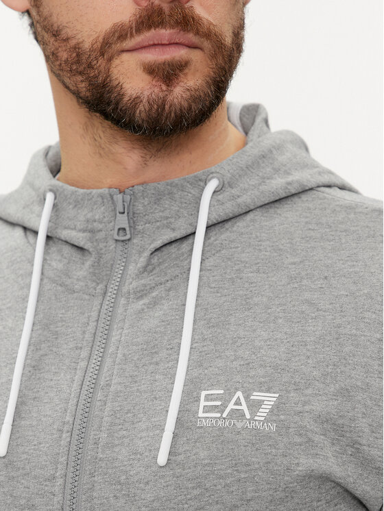 EA7 Emporio Armani EA7 Emporio Armani Суитшърт 3DPM53 PJ05Z 3905 Сив Regular Fit
