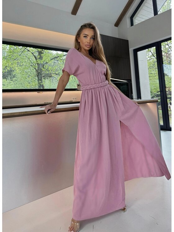 Agatha Studio Agatha Studio Sukienka codzienna A26SS-SU-K02 Różowy Regular Fit