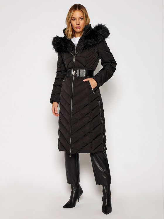 Guess Guess Télikabát Sofia W0BL93 WDAU0 Fekete Regular Fit