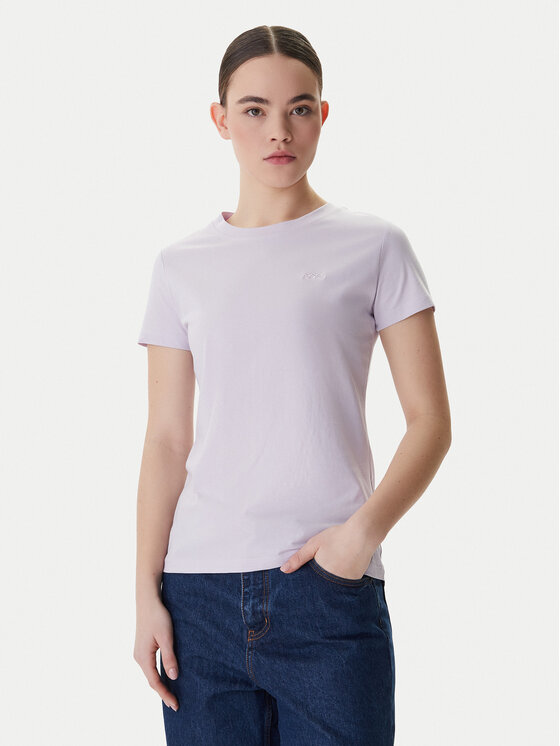 BOSS BOSS Marškinėliai C_Esogo_1 50506973 Violetinė Slim Fit