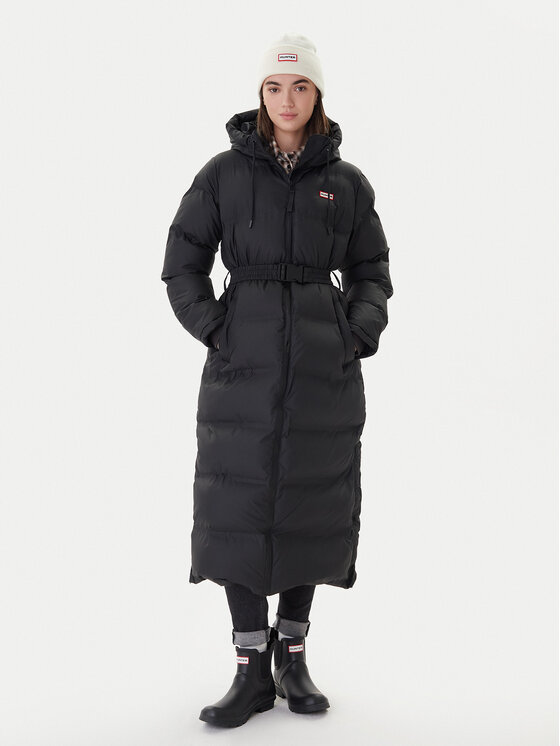 Hunter Hunter Μπουφάν χειμωνιάτικο Hutchison HARW0001252 Μαύρο Regular Fit