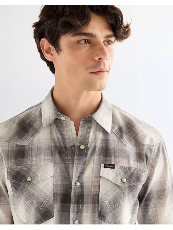 Wrangler Wrangler Koszula SS WESTERN SHIRT Kolorowy Regular Fit