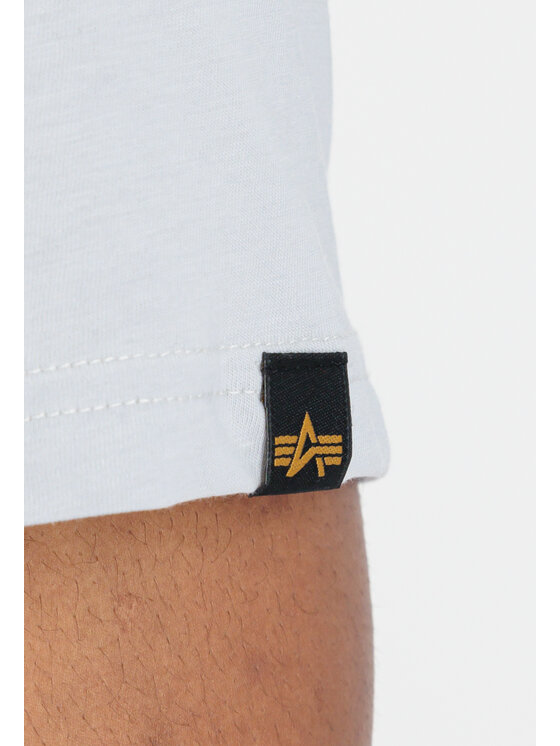 Alpha Industries Alpha Industries T-Shirt AI.118502-666-L Szary Regular Fit