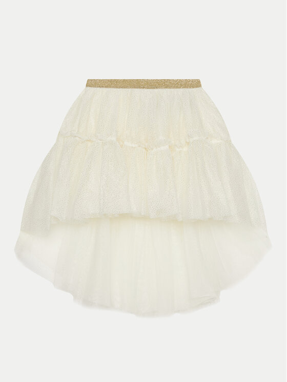 Coccodrillo Coccodrillo fustă din tulle WC4124203EJG Écru Regular Fit